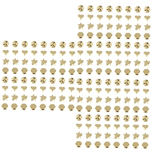 KALLORY 3 Sätze Verstreute Perlen Und Perlenarmbandmaterial Spacer Abstandshalter Perlen Für Schmuck Bausatz Abstandhalter Für Die Schmuckherstellung Legierung Golden 80 Stück * 3 von KALLORY