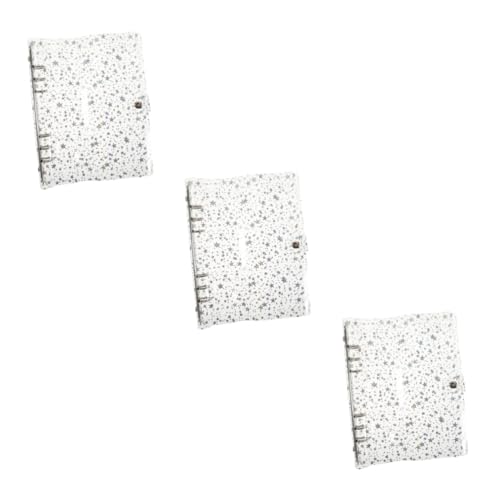KALLORY 3 Stück Bindemittel Abdeckung Büro Schreibwaren Sammelalbum 6-Loch Pastell Losenblatt Notizbuch Einband für Loseblatthefter Notizbuchhülle aus PVC-Binder Plastik Transparent KALLORY 3 Stück Bindemittel Abdeckung Büro Schreibwaren Sammelalbum 6-Loch Pastell Losenblatt Notizbuch Einband für Loseblatthefter Notizbuchhülle aus PVC-Binder Plastik Transparent von KALLORY