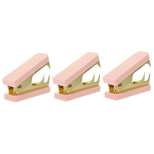 KALLORY 3 Stück Klammer Picker Werkzeug Schreibtisch Abzieher kleiner Hefter Tack Hefter Hefterentferner fürs Büro Grundnahrungsnadelentferner tragbar Nagelentferner Abs Rosa KALLORY 3 Stück Klammer Picker Werkzeug Schreibtisch Abzieher kleiner Hefter Tack Hefter Hefterentferner fürs Büro Grundnahrungsnadelentferner tragbar Nagelentferner Abs Rosa von KALLORY