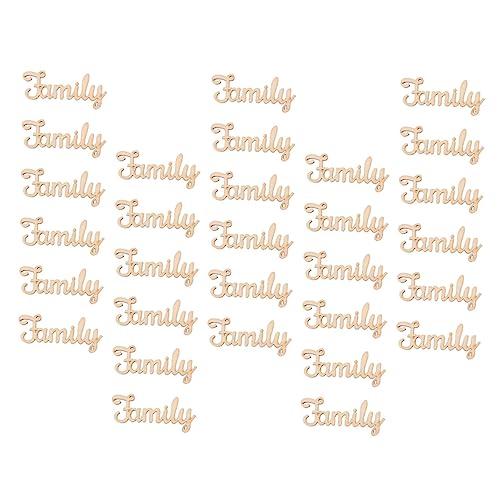 KALLORY 30 Stück FamilieHolzspäne Schreibtischschild Leben rustikales Familienwortzeichen süß Wohnkultur Holzanhänger für Familienornamente Holzschild holz handwerk zeichen hölzern KALLORY 30 Stück FamilieHolzspäne Schreibtischschild Leben rustikales Familienwortzeichen süß Wohnkultur Holzanhänger für Familienornamente Holzschild holz handwerk zeichen hölzern von KALLORY