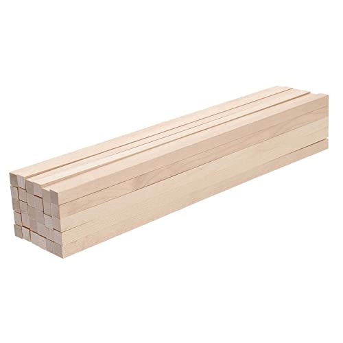 KALLORY 30 Stück Quadratische Holzstreifen Dübelstangen Bastelstangen Quadratische Dübelstangen DIY Dübelstangen Aus Lindenholz Bastelmaterialien Bastelstangen Holzdübel KALLORY 30 Stück Quadratische Holzstreifen Dübelstangen Bastelstangen Quadratische Dübelstangen DIY Dübelstangen Aus Lindenholz Bastelmaterialien Bastelstangen Holzdübel von KALLORY