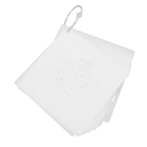 KALLORY 30 Stück Turtle Hohlschablone Sammelalbumschablonen Scrapbooking-vorlage Tafelvorlage Zeichnungsvorlage Rock-vorlage Tierwelt-schablone Malschablonen Wandvorlage Weiß Das Haustier KALLORY 30 Stück Turtle Hohlschablone Sammelalbumschablonen Scrapbooking-vorlage Tafelvorlage Zeichnungsvorlage Rock-vorlage Tierwelt-schablone Malschablonen Wandvorlage Weiß Das Haustier von KALLORY