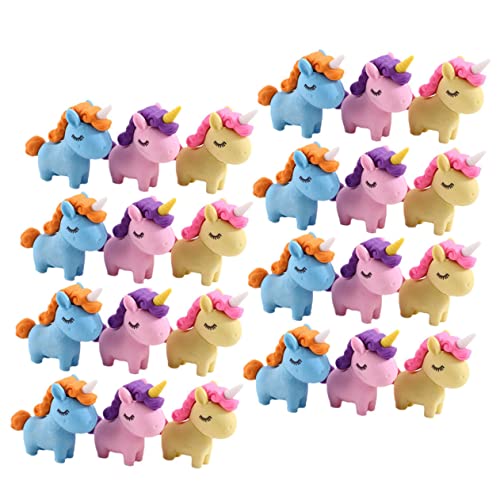 KALLORY 36 Stück Radiergummi erasers for für schulanfang Lernspielzeug Kinderzimmer Dekoration Kindergeburtstagsgeschenke Mini klein austauschen Kinderaccessoire von KALLORY