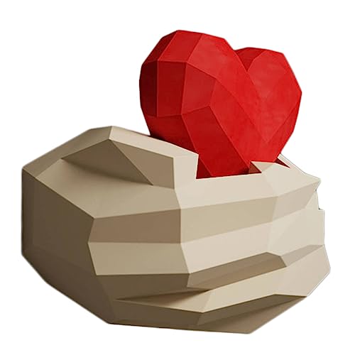 KALLORY 3d-papiermodell Bauen Dekorativ Geformt Basteln Falten Geometrische Origami-formen Drei Farbiges Papier Handgefertigte Papierfaltwerkzeuge Romantisches 3d-origami-papier KALLORY 3d-papiermodell Bauen Dekorativ Geformt Basteln Falten Geometrische Origami-formen Drei Farbiges Papier Handgefertigte Papierfaltwerkzeuge Romantisches 3d-origami-papier von KALLORY