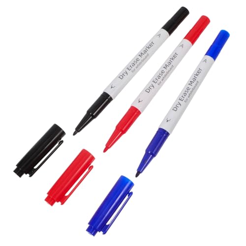 KALLORY 3pcs Dual -tipps -marker Trockener Löschstifte Flüssigkreidemarkierungen Für Whiteboard, Tafel, Menüboard, Glas Und Autofenster Verwenden KALLORY 3pcs Dual -tipps -marker Trockener Löschstifte Flüssigkreidemarkierungen Für Whiteboard, Tafel, Menüboard, Glas Und Autofenster Verwenden von KALLORY