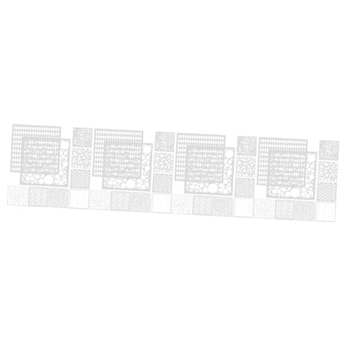 KALLORY 4 Sätze Geometrische Musterdruckform Wände Schablonen Vorlagen Wand Kunst Handwerk Zeichnung Kreative Hohle Vorlagen Dekorative Malschablonen Weiß Das Haustier 9 Blätter*4 KALLORY 4 Sätze Geometrische Musterdruckform Wände Schablonen Vorlagen Wand Kunst Handwerk Zeichnung Kreative Hohle Vorlagen Dekorative Malschablonen Weiß Das Haustier 9 Blätter*4 von KALLORY