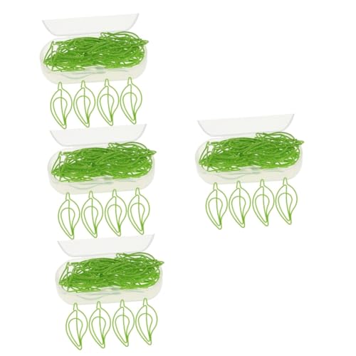 KALLORY 4 Sätze Kreative Büroklammer Clips Papier Geformt Gold Süße Büroklammern Urlaubsbüroklammern Büroklammern Für Akte Büro Büroklammern Plastik 30 Stück * 4 von KALLORY