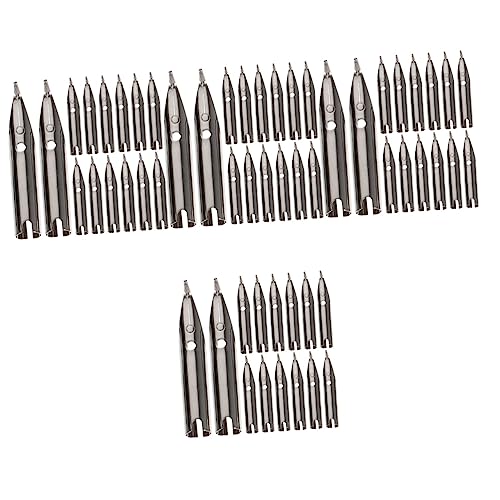 KALLORY 4 Sätze Pen Tipp Stummel Bußgeld Spitzen Für Ersatzstifte Universal- Füllfederhalter Aus Stahl Ersatzfedern Für Füllfederhalter Metall Silver 20 Stück * 4 KALLORY 4 Sätze Pen Tipp Stummel Bußgeld Spitzen Für Ersatzstifte Universal- Füllfederhalter Aus Stahl Ersatzfedern Für Füllfederhalter Metall Silver 20 Stück * 4 von KALLORY