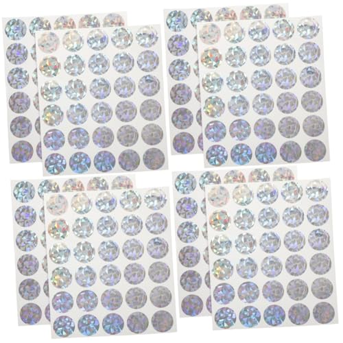KALLORY 4 Sätze Rubbelkarten-aufkleber Kratzen Vinyl Du Runden Farbig Funkeln Entfernbare Etiketten Lassen Sich Leicht Abziehen Entfernbares Etikett Papier 2 Blätter * 4 KALLORY 4 Sätze Rubbelkarten-aufkleber Kratzen Vinyl Du Runden Farbig Funkeln Entfernbare Etiketten Lassen Sich Leicht Abziehen Entfernbares Etikett Papier 2 Blätter * 4 von KALLORY