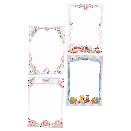 KALLORY 4 Sets Papier Hand Papier Scrapbooking Gemusterten Papier Trägerpapier DIY Sammelalbum Material KALLORY 4 Sets Papier Hand Papier Scrapbooking Gemusterten Papier Trägerpapier DIY Sammelalbum Material von KALLORY