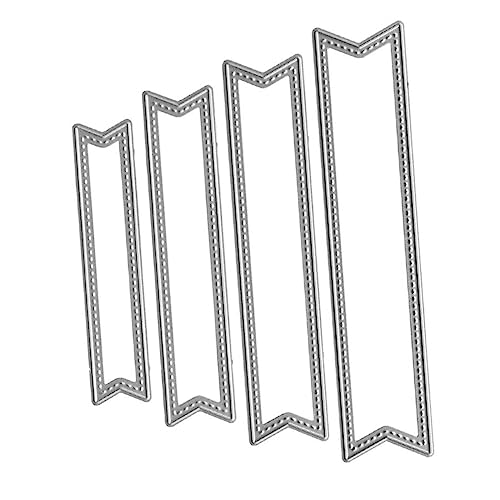 KALLORY 4 Stück Randprägung Stanzform Serien DIY Prägeordner Splice Kreisförmige Stanzformen Scrapbooking Stanzformen Etikettenherstellung Ausschnitt Metall Stanzformen Silber KALLORY 4 Stück Randprägung Stanzform Serien DIY Prägeordner Splice Kreisförmige Stanzformen Scrapbooking Stanzformen Etikettenherstellung Ausschnitt Metall Stanzformen Silber von KALLORY