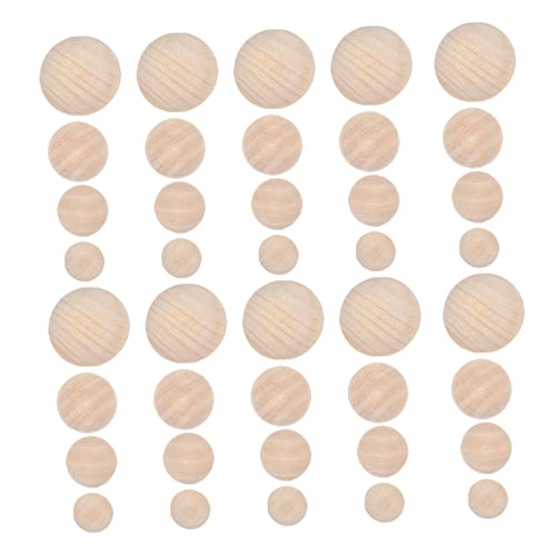 KALLORY 40 Stück Holzperlen klein Wenn Handwerk Dekoration Wohnkultur Treibholz zum Basteln Mini-Halbkugel Bastelkugeln aus Holz unfertiger halber Bastelball Bastelperle aus Holz Protokoll KALLORY 40 Stück Holzperlen klein Wenn Handwerk Dekoration Wohnkultur Treibholz zum Basteln Mini-Halbkugel Bastelkugeln aus Holz unfertiger halber Bastelball Bastelperle aus Holz Protokoll von KALLORY