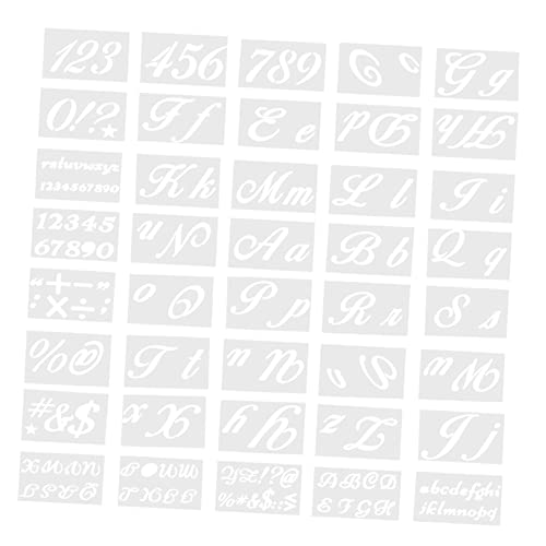 KALLORY 40 Stück Malvorlage Große Schablonenbuchstaben Buchstabenschablonen Wandschablonen Zum Bemalen Malschablonen Für Wände Buchstaben-alphabet-schablonen Zahlen Brief Das Haustier Weiß KALLORY 40 Stück Malvorlage Große Schablonenbuchstaben Buchstabenschablonen Wandschablonen Zum Bemalen Malschablonen Für Wände Buchstaben-alphabet-schablonen Zahlen Brief Das Haustier Weiß von KALLORY