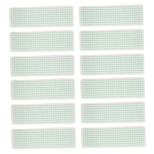 KALLORY 40 Stück Washi-Tape-Verteiler Büroband Bretter separate Dekorband Proben Washi-Tape-Brett Washi Tape Musterbrett kawaii Washi-Klebeband Washi -Bänder Washi -Karte Plastik Hellgrün von KALLORY