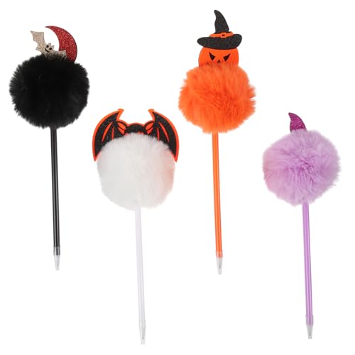 KALLORY 4Stücke Halloween Kugelschreiber Mit Bat Und Kürbis Design Kreative Schreibstifte Für Party Deko Für Halloween Lustige Schreibutensilien Für Schulabschlüsse KALLORY 4Stücke Halloween Kugelschreiber Mit Bat Und Kürbis Design Kreative Schreibstifte Für Party Deko Für Halloween Lustige Schreibutensilien Für Schulabschlüsse von KALLORY