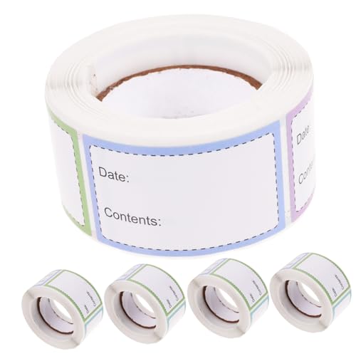 KALLORY 5 Rollen Datums etiketten aufkleber leere flaschenaufkleber Kühlschrank personalisiert due date paketaufkleber label Lebensmitteletiketten für das Büro dekorative Flaschenaufkleber KALLORY 5 Rollen Datums etiketten aufkleber leere flaschenaufkleber Kühlschrank personalisiert due date paketaufkleber label Lebensmitteletiketten für das Büro dekorative Flaschenaufkleber von KALLORY