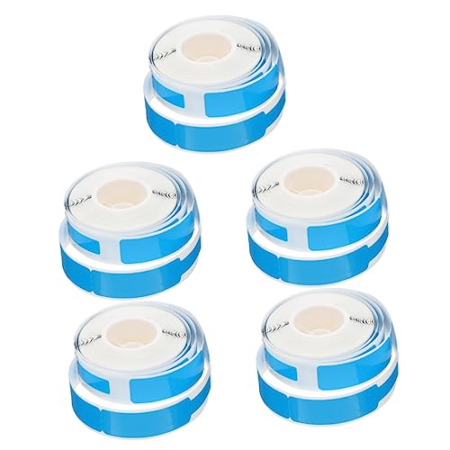 KALLORY 5 Rollen Kabel Etiketten Draht Thermisches Etikett Thermal- Kabeletiketten Aufkleber Kabel-id-tags Kabeletikett Aus Blauem Papier Thermokabel-tag-etikett Blue Thermopapier KALLORY 5 Rollen Kabel Etiketten Draht Thermisches Etikett Thermal- Kabeletiketten Aufkleber Kabel-id-tags Kabeletikett Aus Blauem Papier Thermokabel-tag-etikett Blue Thermopapier von KALLORY