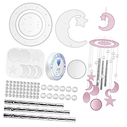 KALLORY 5 Sätze Form für Windspiele Bausatz DIY liefert epoxidharz Zubehör zum Herstellen von Windspielen Windspiel-Sets Zubehör für Windspiele Wind Chime Ornament Kieselgel KALLORY 5 Sätze Form für Windspiele Bausatz DIY liefert epoxidharz Zubehör zum Herstellen von Windspielen Windspiel-Sets Zubehör für Windspiele Wind Chime Ornament Kieselgel von KALLORY