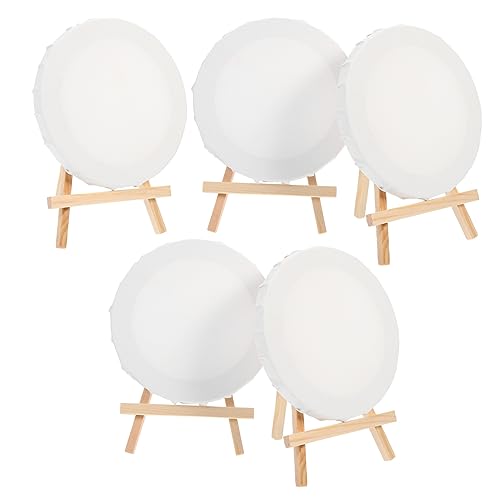 KALLORY 5 Sätze Mini -Staffelei Bilderrahmenset Set kleines Gemälde malen runder Ständer für Mini -Lack -Kit kleine Staffeleien Malset Mini-Malleinwand Malstaffelei Lackierungen Holz Weiß KALLORY 5 Sätze Mini -Staffelei Bilderrahmenset Set kleines Gemälde malen runder Ständer für Mini -Lack -Kit kleine Staffeleien Malset Mini-Malleinwand Malstaffelei Lackierungen Holz Weiß von KALLORY