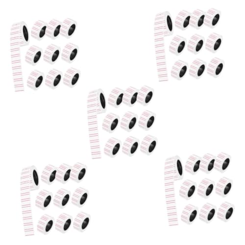 KALLORY 5 Sätze Preismarkierungsetikett Tag-maschinen-aufkleber Selbstklebendes Etikettenpapier Büro Preisschild Aufkleber Selbstklebendes Papier Für Preisschilder Weiß 30 Rollen * 5 KALLORY 5 Sätze Preismarkierungsetikett Tag-maschinen-aufkleber Selbstklebendes Etikettenpapier Büro Preisschild Aufkleber Selbstklebendes Papier Für Preisschilder Weiß 30 Rollen * 5 von KALLORY