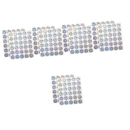 KALLORY 5 Sätze Rubbelkarten-aufkleber Etiketten Vinyl Funkeln Runden Farbig Kratzen Du Kleine Runde Aufkleber Schaltaufkleber Entfernbares Etikett Papier 2 Blätter * 5 KALLORY 5 Sätze Rubbelkarten-aufkleber Etiketten Vinyl Funkeln Runden Farbig Kratzen Du Kleine Runde Aufkleber Schaltaufkleber Entfernbares Etikett Papier 2 Blätter * 5 von KALLORY