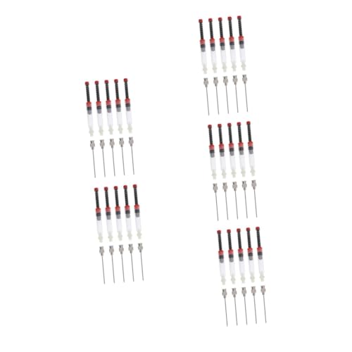 KALLORY 5 Sätze Tintenabsorber Tinte Nachfüllen Schreibwaren Stift-tintenhilfsmittel Uv Student Tintenaufnahme Für Füllfederhalter Tintenkonverter Edelstahl Und Kunststoff Rot 5 Stücke * 5 von KALLORY
