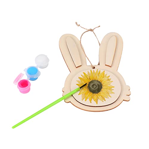 KALLORY 5 Stück Hasenanhänger Aus Holz Schild Kaninchen Hasendekor Stichworte Figur Party Hängende Verzierung Hasen Dekorationen Für Aber Hängende Holzspäne Bambus KALLORY 5 Stück Hasenanhänger Aus Holz Schild Kaninchen Hasendekor Stichworte Figur Party Hängende Verzierung Hasen Dekorationen Für Aber Hängende Holzspäne Bambus von KALLORY