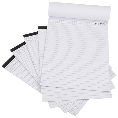 KALLORY 5 Stück Notizbuch A4 Notizblock Zerreißbar Executive-notizbücher A4-notizblock Schmucklos Gefüttert Arbeiten Memo -pad Pads Notizblöcke Abreißen Ausgekleideter Notizblock Papier von KALLORY