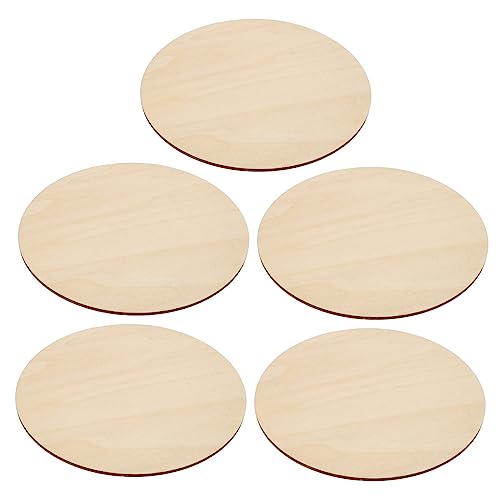 KALLORY 5 Stück runde Holzspäne DIY Holzmaterial Zeichen runden Kreis leere Untersetzer zum Basteln für Scheiben holzbretter selber machen holzplatten selber machen hölzern Khaki KALLORY 5 Stück runde Holzspäne DIY Holzmaterial Zeichen runden Kreis leere Untersetzer zum Basteln für Scheiben holzbretter selber machen holzplatten selber machen hölzern Khaki von KALLORY