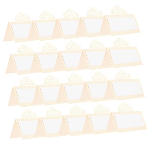 KALLORY 50 Stück Hohl Tischkarten Tischkarten Blanko Karten Hochzeits Tischkarten Für Tische Mit Reservierten Sitzplätzen Tischkarten Blanko Tischschilder 210 G Doppelseitig KALLORY 50 Stück Hohl Tischkarten Tischkarten Blanko Karten Hochzeits Tischkarten Für Tische Mit Reservierten Sitzplätzen Tischkarten Blanko Tischschilder 210 G Doppelseitig von KALLORY