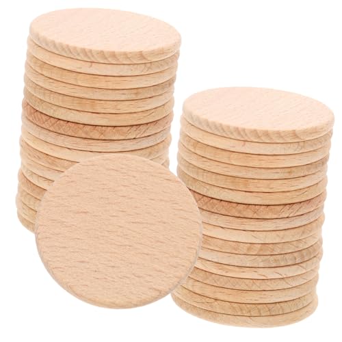 KALLORY 50 Stück Holzverzierungsscheiben Nussbaum Discs Weihnachten Kreise Chips leer Runden geformt Holzspäne zum Basteln Verzierungsholzscheiben Holzausschnittscheiben Holzhandwerk Buche KALLORY 50 Stück Holzverzierungsscheiben Nussbaum Discs Weihnachten Kreise Chips leer Runden geformt Holzspäne zum Basteln Verzierungsholzscheiben Holzausschnittscheiben Holzhandwerk Buche von KALLORY