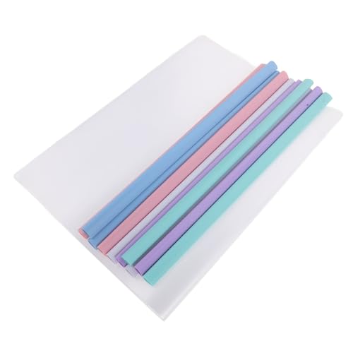 KALLORY 50 Stück Mappe Stange Transparente Aktenordner Veranstalter Schiene Farbe Ordner Für Die Schule Löcher Rod Aktenordner Dateiordner Löschen Klare Ordner Plastik Bunt KALLORY 50 Stück Mappe Stange Transparente Aktenordner Veranstalter Schiene Farbe Ordner Für Die Schule Löcher Rod Aktenordner Dateiordner Löschen Klare Ordner Plastik Bunt von KALLORY