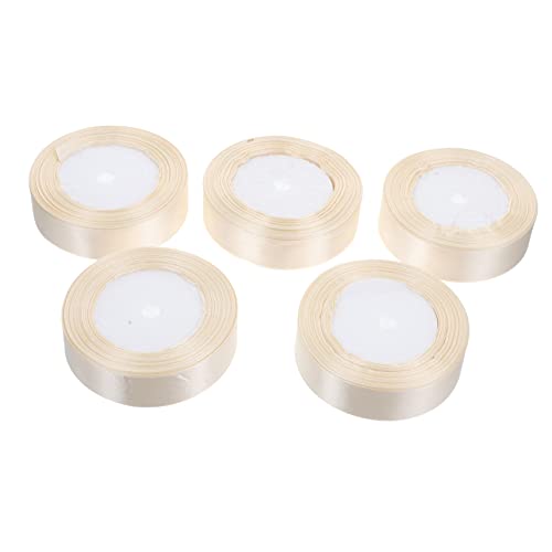 KALLORY 5Rollen Satinbänder Yards für Geschenkverpackungen und DIY Dekorationen Vielseitig Einsetzbar für Hochzeiten Geburtstagsfeiern und Kreative Bastelprojekte KALLORY 5Rollen Satinbänder Yards für Geschenkverpackungen und DIY Dekorationen Vielseitig Einsetzbar für Hochzeiten Geburtstagsfeiern und Kreative Bastelprojekte von KALLORY