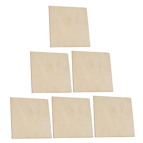 KALLORY 6 Stück Dekoration aus Holzspänen Planke klein für Akazie Schwarz Bretter leere Holzscheiben unfertige Holzscheibe unfertiger Holzchip quadratische Holzscheiben leerer Holzchip KALLORY 6 Stück Dekoration aus Holzspänen Planke klein für Akazie Schwarz Bretter leere Holzscheiben unfertige Holzscheibe unfertiger Holzchip quadratische Holzscheiben leerer Holzchip von KALLORY