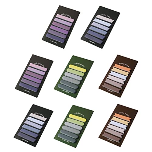 KALLORY 8 Sätze Haftnotiz Notizen Aufkleber Zerreißbare Notizblöcke Memo -pads Notizblöcke Für Nachrichten Notizbilder Farbig Memo -notepads Süß Klebrige Memo -noten Notizblock Süß Papier von KALLORY