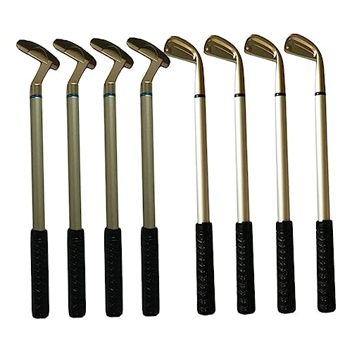 KALLORY 8 Stück Golfschläger-Stift Golfclub Stift Golf-Kugelschreiber Kugelschreiber für zu Hause Kugelschreiber geschenkt Büro-Kugelschreiber Schreibwaren Kopf aus Zinklegierung von KALLORY