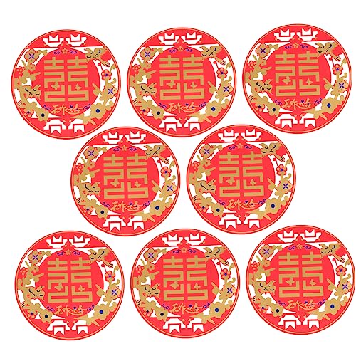 KALLORY 8 Stück Hochzeitstüraufkleber Rose Krepp Im Freien Dekorationen Tee Doppelt Hängend Freude Braut- Qualle Lüfter Party Zeremonie Xi Hochzeitsdeko China Papierschnitt Das Papier KALLORY 8 Stück Hochzeitstüraufkleber Rose Krepp Im Freien Dekorationen Tee Doppelt Hängend Freude Braut- Qualle Lüfter Party Zeremonie Xi Hochzeitsdeko China Papierschnitt Das Papier von KALLORY