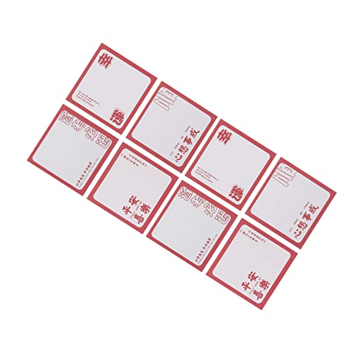 KALLORY 8 Stück Segen Notizen Farbe klebrig Büroaufkleber süßes stationäres Memo-Aufkleber Selbstklebende Notizblöcke Papier KALLORY 8 Stück Segen Notizen Farbe klebrig Büroaufkleber süßes stationäres Memo-Aufkleber Selbstklebende Notizblöcke Papier von KALLORY