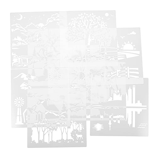 KALLORY 9 Blatt Landschaftsmalerei Vorlagen Design Kiefernbäume Schablonen Rustikale Schablonen Landschaftsbaum Schablonen Landschaftsschablonen Wiederverwendbare Malerei Wand Das KALLORY 9 Blatt Landschaftsmalerei Vorlagen Design Kiefernbäume Schablonen Rustikale Schablonen Landschaftsbaum Schablonen Landschaftsschablonen Wiederverwendbare Malerei Wand Das von KALLORY