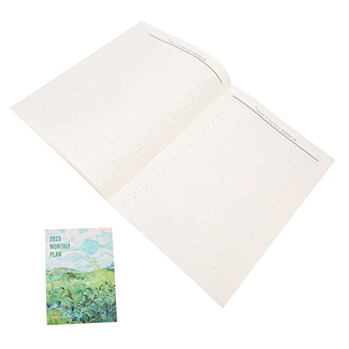 KALLORY Agenda-Buch Notizblock Täglicher Planer machen Studienplaner Notepad -Organisator Liste Notizblöcke für die Arbeit Planer zu tun Terminplanblock Büroplaner Studienplanblock Papier von KALLORY