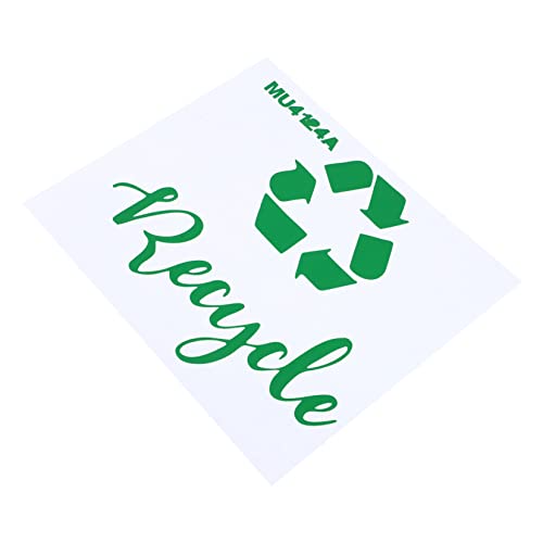 KALLORY Aufkleber für die Mülltrennung Abziehbilder Wasser Forderung im Freien dein Behälter Recyclingzeichen Etiketten recyceln Aufkleber für den Papierkorb Mülleimer Aufkleber PVC Grün KALLORY Aufkleber für die Mülltrennung Abziehbilder Wasser Forderung im Freien dein Behälter Recyclingzeichen Etiketten recyceln Aufkleber für den Papierkorb Mülleimer Aufkleber PVC Grün von KALLORY