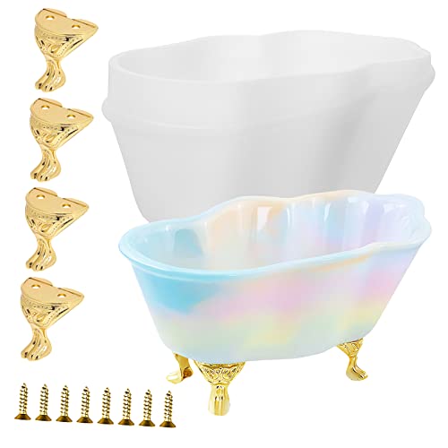 KALLORY Badewanne Silikonform Gießen Epoxid-badewannenform Klein Badeform Epoxy-gießhandwerk Herstellung Epoxidformen Kreativ Silikon Kuchenform Badewannenharzform Gussformen Kieselgel KALLORY Badewanne Silikonform Gießen Epoxid-badewannenform Klein Badeform Epoxy-gießhandwerk Herstellung Epoxidformen Kreativ Silikon Kuchenform Badewannenharzform Gussformen Kieselgel von KALLORY