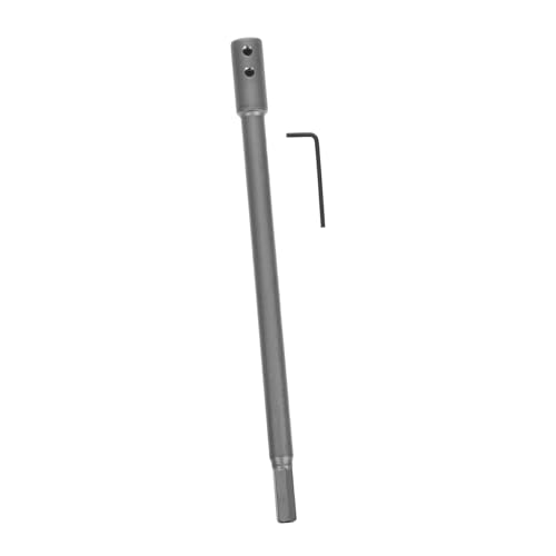 KALLORY Bohrerverlängerung Aus Legiertem Stahl, 10 Zoll, Forstner-bit-extender Für 3/8 Zoll-bits, Bohren in Holz Und Metall, Verbessert Die Lebensdauer Des Werkzeugs Und Die Bohrpräzision von KALLORY