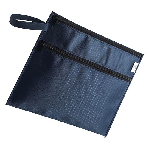 KALLORY Dateiorganisator schultüte schulranzen bag for travel ordnertasche travel bags reisen Lagerung Dateien Schulaktenhalter mit Schulakteorganisator Bürobedarf Oxford-Stoff Blue von KALLORY