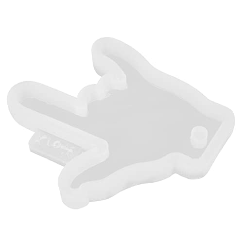 KALLORY Gestenschablone Gesten-anhängerform Halsketten-anhängerform Aus Epoxidharz Silikonform Für Diy Schmuck Harzform Anhängerformen in Gestenform Handwerk Formenbau Kieselgel Weiß von KALLORY