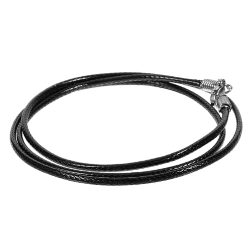 KALLORY Halskettenschnüre für Anhänger Bausatz Für Bracelets Tour Schnur Halskette schmuck machen men's necklaces Wachsschnur mit Verschluss Wachsschnur zur Schmuckherstellung Wachsseil von KALLORY