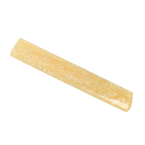 KALLORY Handauflage Ergonomisch Tastatur Handgelenk Büro Handgelenkstissen Groß Schaum Klaviatur Tastaturruhe Handgelenksruhe Für Computertastatur Unterstützung Epoxidharz Yellow von KALLORY