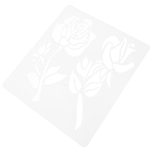 KALLORY Hohle Sprühblumenschablone Blumen- Natur-Schablonen Malerei Blumenschablonen ausmalbilder malerzubehör Wanddekoration mit floralen Kunstwerken Schablonen für die Wand das Haustier von KALLORY
