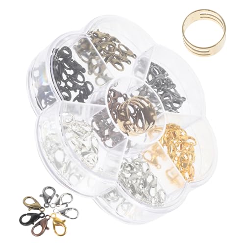 KALLORY Karabinerverschluss Schmuck Karabinerverschluss Schmuckzubehör D Herstellung Schlüsselverschlüsse Klaue Der Karabiner Schmuckverschluss Metall von KALLORY