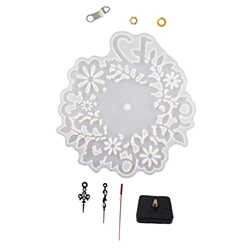 KALLORY Klebstoff -Taktform Uhr Uhren Gießform Wanduhrform DIY Blumenuhrform DIY Bastelform silikonform selber machen Epoxidform selber machen Blumendekor Schimmel Kieselgel KALLORY Klebstoff -Taktform Uhr Uhren Gießform Wanduhrform DIY Blumenuhrform DIY Bastelform silikonform selber machen Epoxidform selber machen Blumendekor Schimmel Kieselgel von KALLORY
